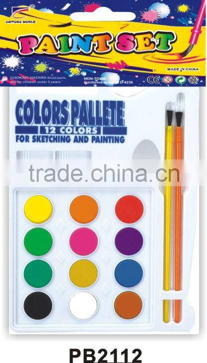 12 CT water color cake paint