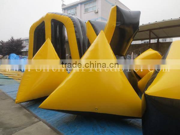 2015 inflatable bunker walls game/ inflatable air bunker paintball arena