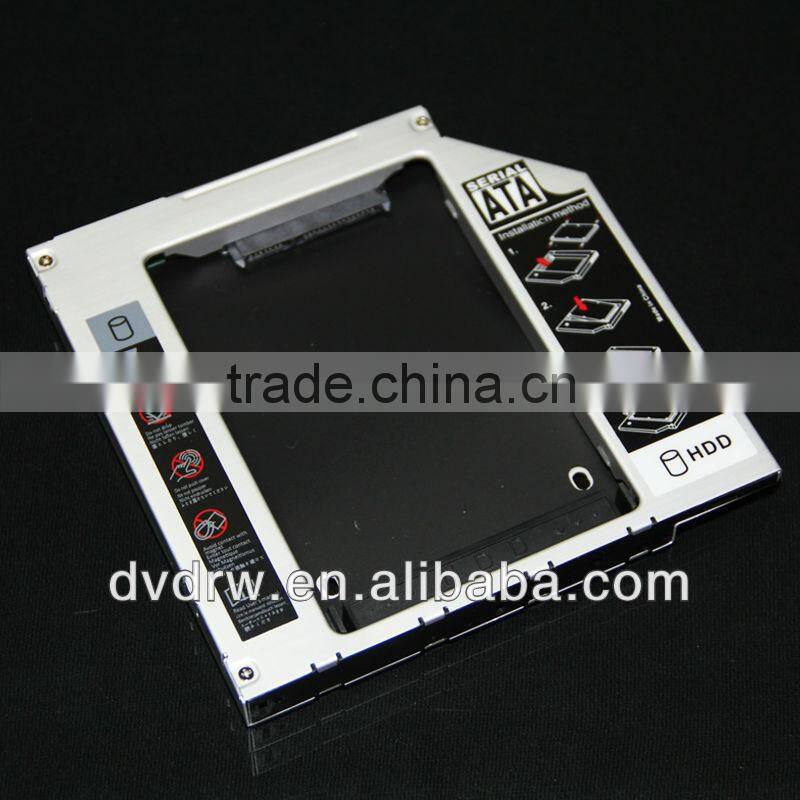 2.5" SATA 2nd Optical Bay Hard Drive Enclosure HDD Caddy for 12.7mm universal CD/DVD-ROM