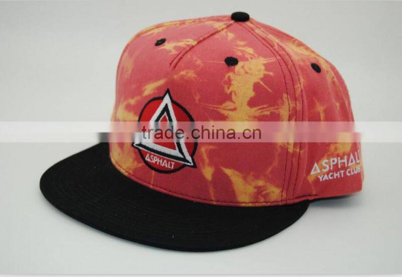 high quality flat embroidery dying snapback caps cap snapback