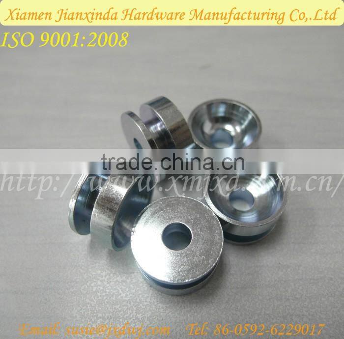 Steel Blue White Zinc round housing part