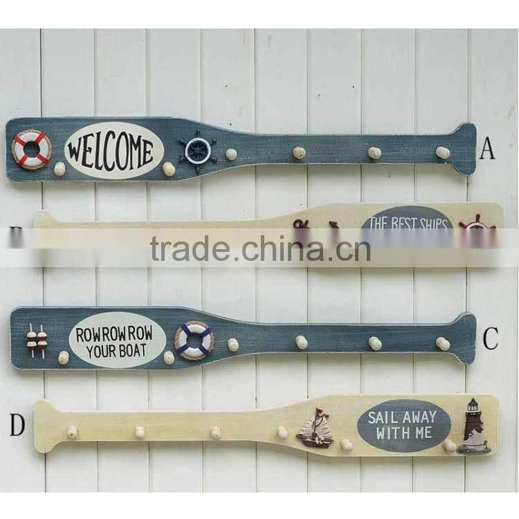 Hot selling eco-friendly handmade natural wooden clothes hook with cheap price