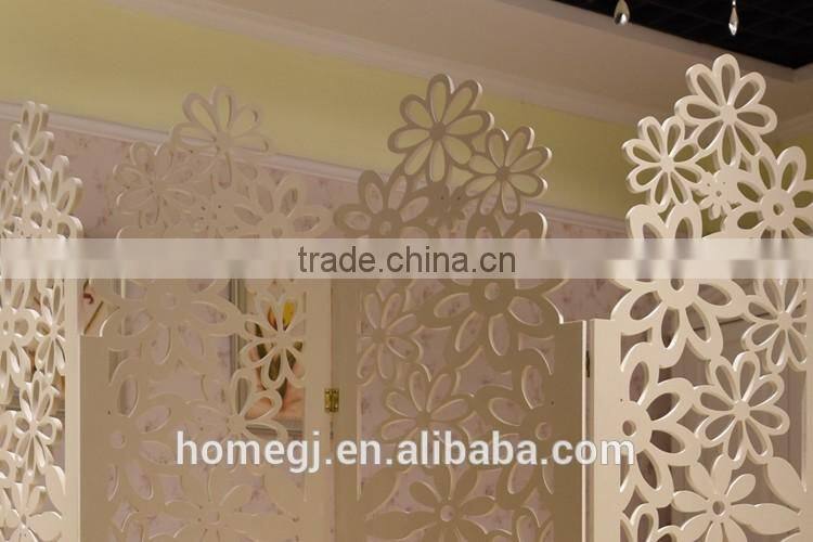 HOME-GJ Moveable Screens & Room Dividers Type and Wood Material privacy dividers