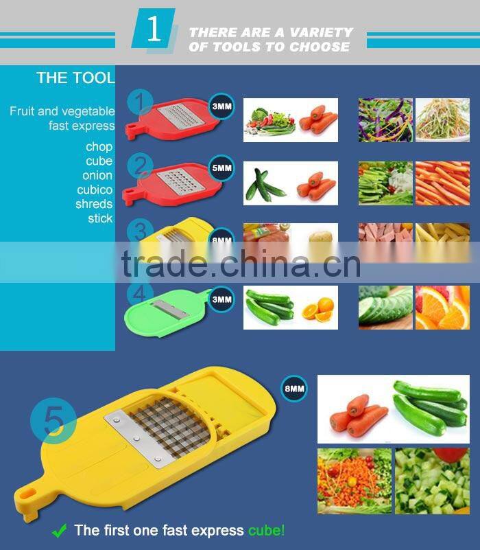 OTJ-S918 280W CE CB ISO chopper 4-blade spiral vegetable slicer makes