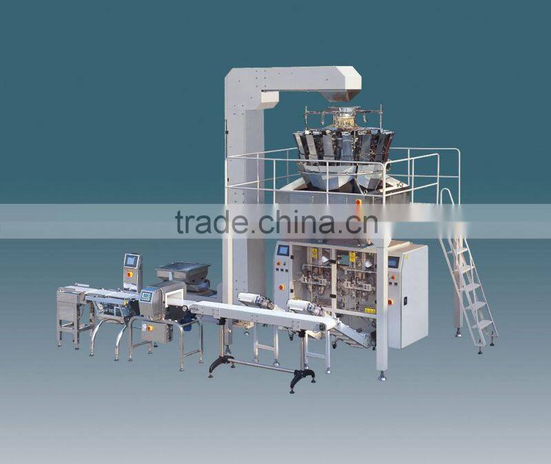 Granular, sheet, roll or irregular products such as candy, cookies, coffee, peanuts, , seeds, potato chips automatic sack packin
