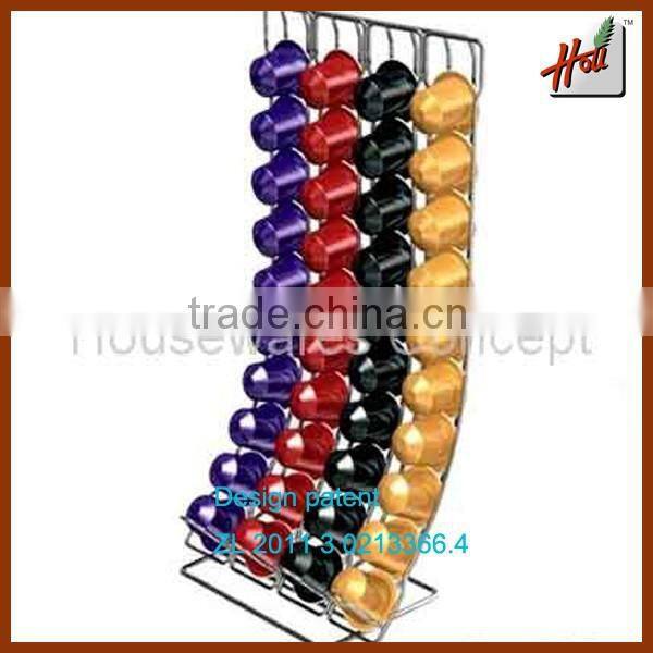 OEM/ODM design Nespresso pod rack HCRC40L2