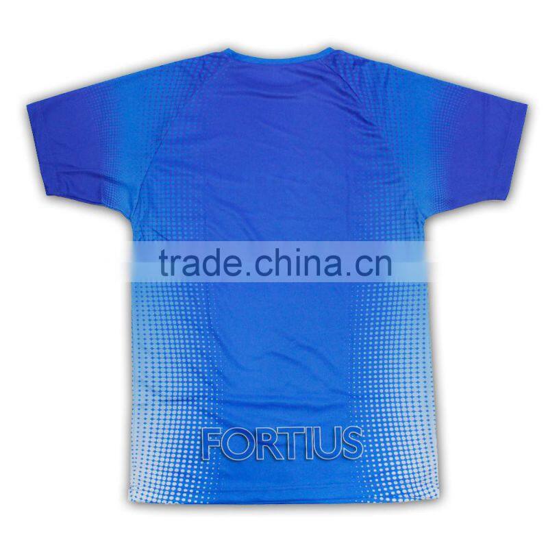 Wholesale plain polyester all over sublimation custom t-shirts no minimum