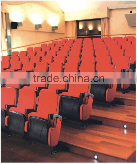 2015 New arrival red color best price auditorium chairs