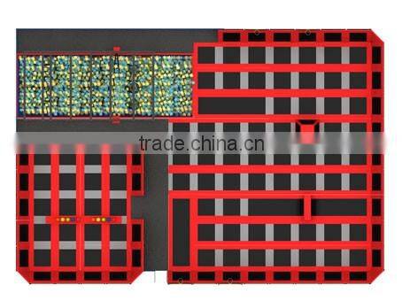 NEW cheap interesting indoor trampoline equipment for hot sale for fun