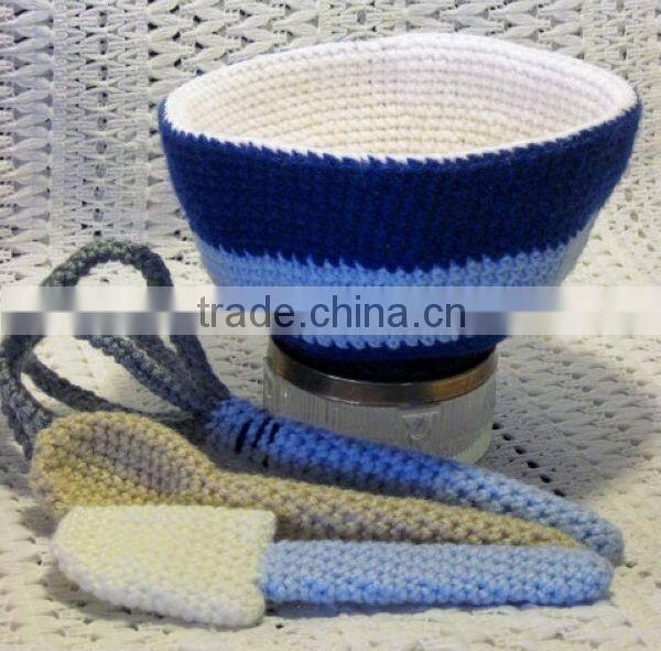 efan handmade wholesale crochet tea set in stock