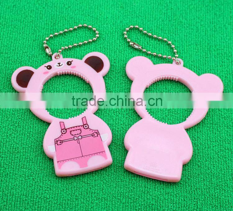 keychain bottle opener wholesale/bear mouth bottle opener/beer bottle opener