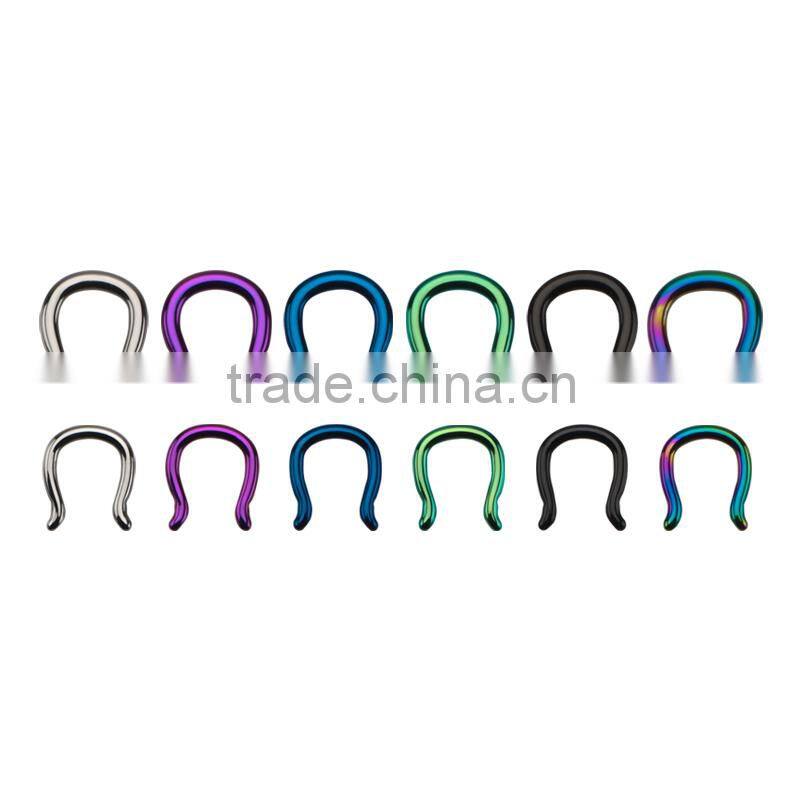 Titanium Anodized Septum Nose Piercing Jewelry