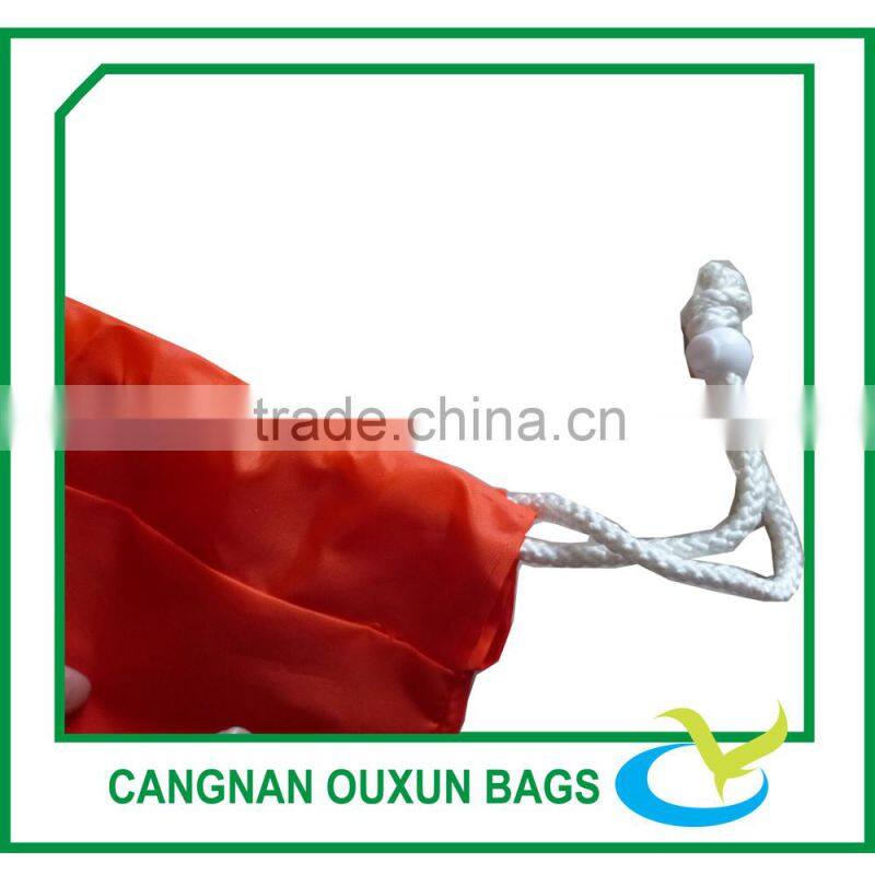 Wholesale folding mesh laundry bag with drawing string