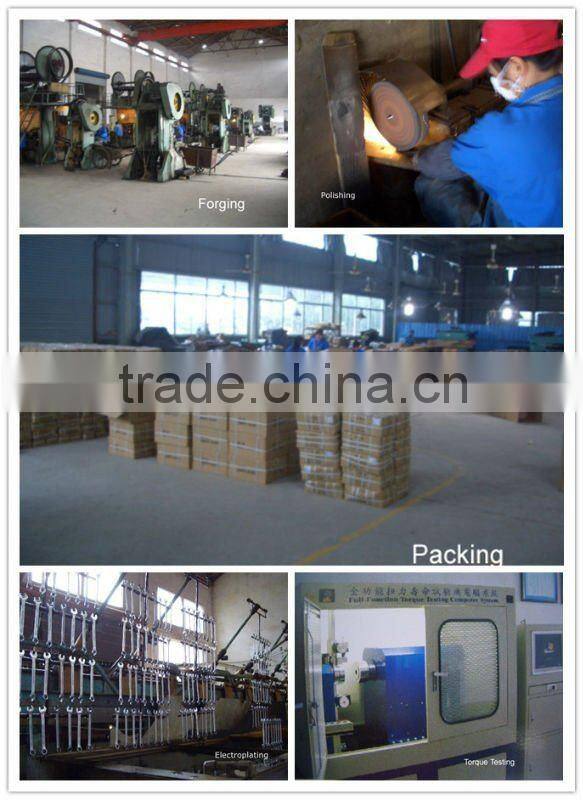 Car Tool Manufacturers Rubber Handle cr-v Steel Adjustable Wrench