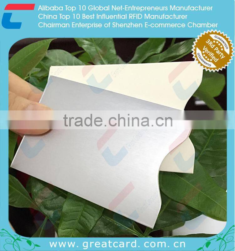 Colorful Custom RFID Blocking Sleeve For Protection Cards