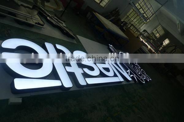 Outdoor waterproof high brightness lighting alphabet led big letter sign