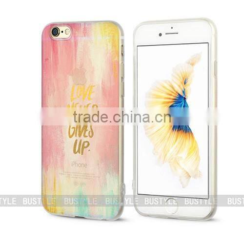 Free sample phone case for iPhone 6s plus milk white color matte finish soft tpu case