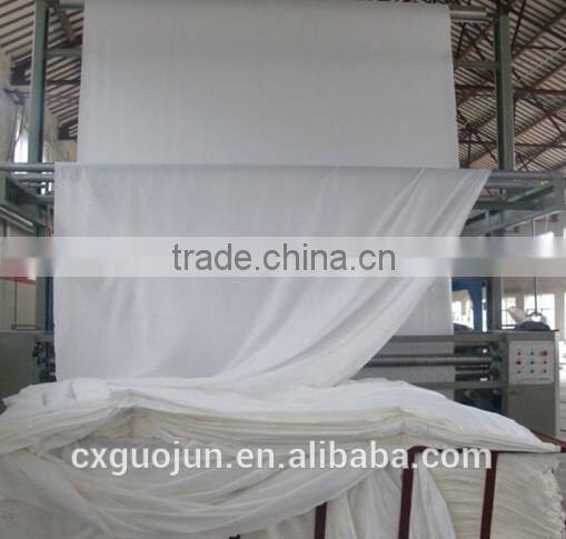 2014 hot sale 100% bleached polyester fabric