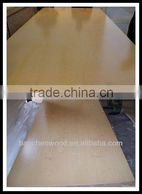 4'*8' Russia Birch Plywood For Furniture