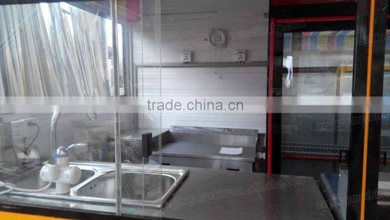 Commercial food truck/fast food truck for sale/food truck fast food van