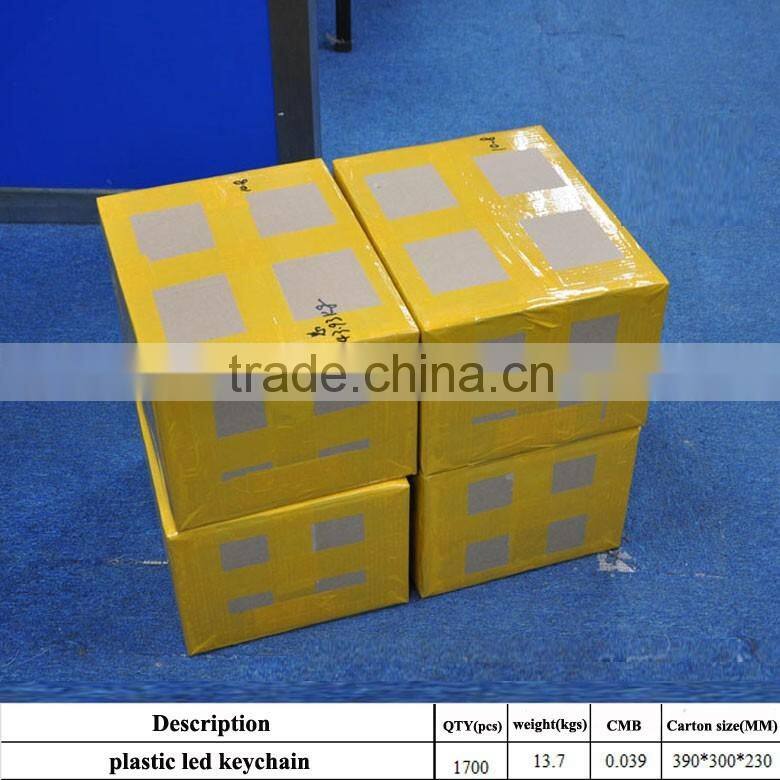 OEM 40000mcd White Light Promotional Led Key Chain Manufacturer China