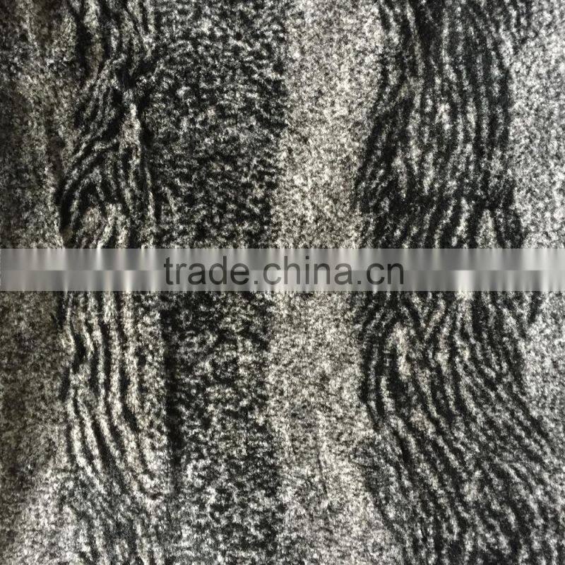100% polyester knitted faux fur fabric