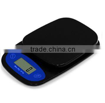 Promotional kitchen scale for give away gift, 5kg kitchen scale full ABS plastic