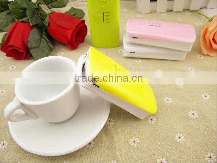 high quality portable power bank fish mouth charger 3000mah 4400mah 5200mah
