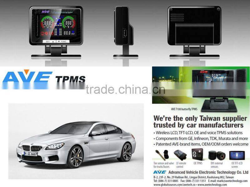 Quality Product Car Accessary AVE T100-SERIES Tire Pressure Mnitoring System TPMS for BMW M6 F06