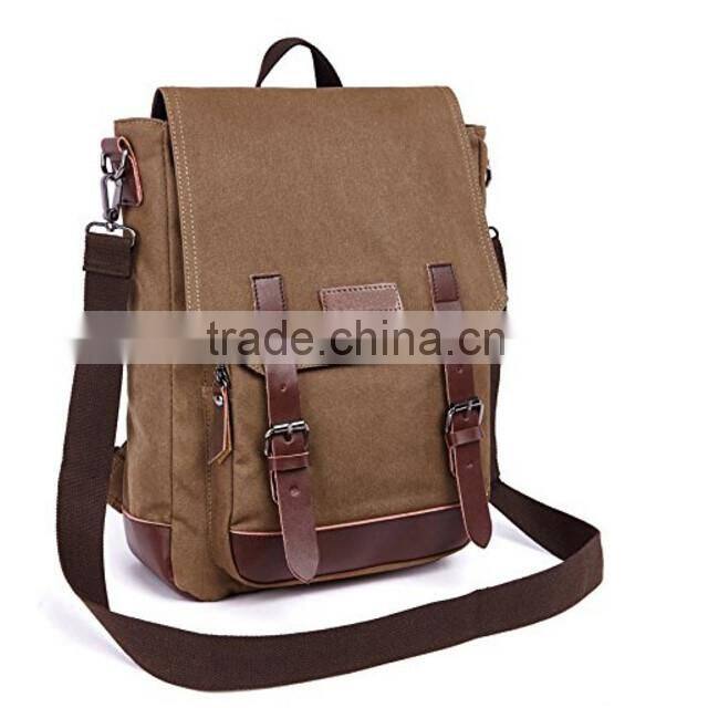 Vintage Canvas Backpack School Bag