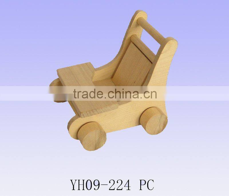 BIRCH WOOD TOY CAR/WOODEN TOY PLANE
