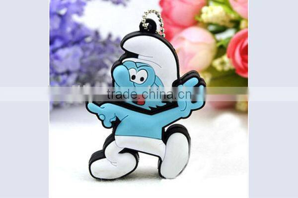 BIG SALE!!! the most popular high quality factory manufacture cartoon silicone keychain