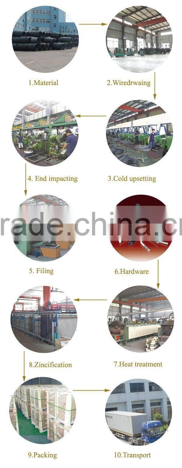 DIN6334 hexagon coupling nut