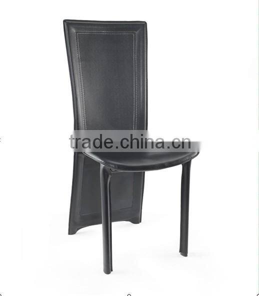Italian leather banquet chair
