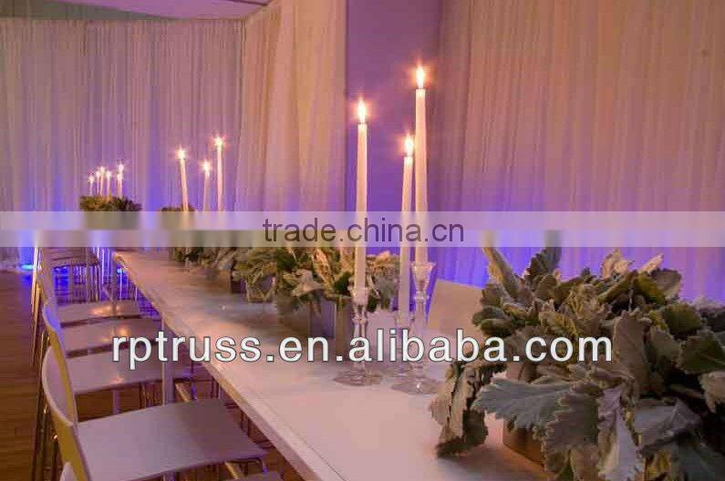 Hot selling wedding pipe drape, portable pipe and drape for wedding