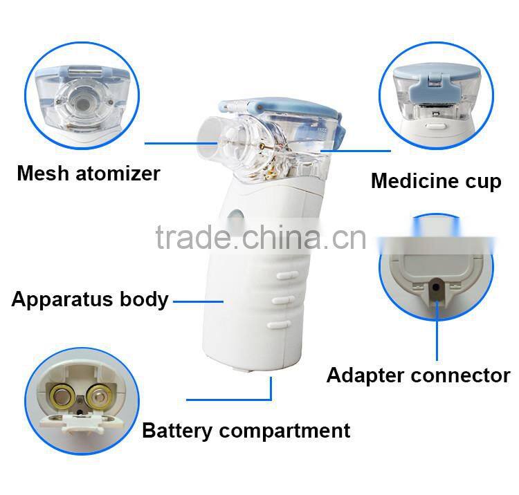 China Nebulizer Manufacturers Eletronic Atomization Device Home Portable Nebulizer With Rechargeable Battery