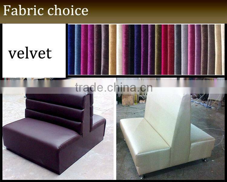 Restaurant Furniture Black Leather Booth Seating JC-J40