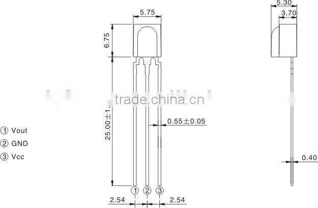 ir receiver module DQIR-38312A1