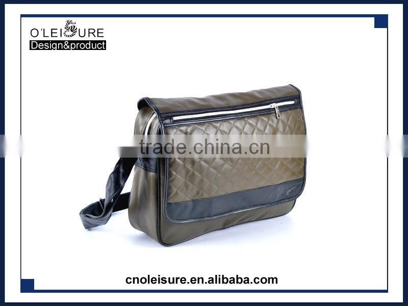 big capacity travel bag shoulder bag PU leather messenger bag laptop bag shoulder bag