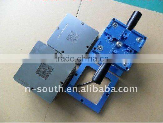BGA rework station reballing station + stencils 128 pcs (80mmx80mm)