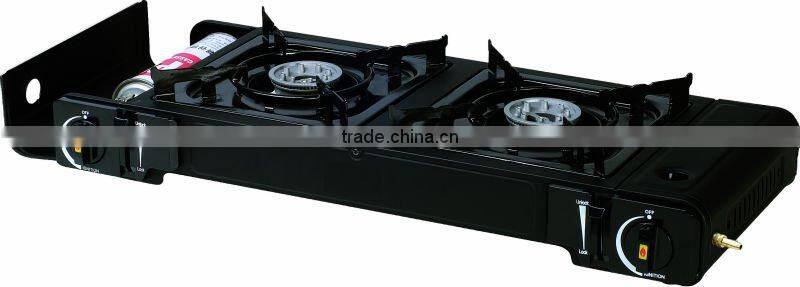 Cast Iron Portable Griddle LPG Camping Gas Cooktop