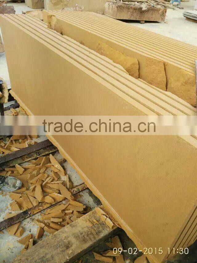 Yellow sandtone external wall