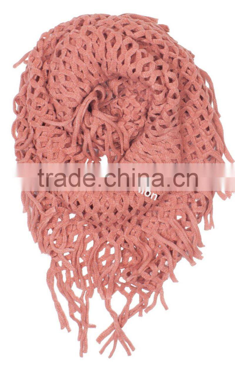 Women's Pashmina Blend Chunky Ribbed Knit Winter Infinity Circle Scarf Cowl knited scarf