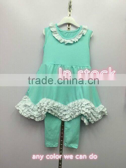 2016 Newly Made Sleeveless Qmilch Baby Girls Summer Fox Design Kids Boutique Outfit