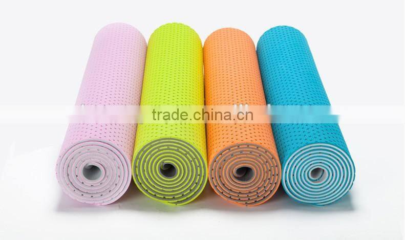 VTPE105 Ningbo Virson Supply Air Hole Tpe Yoga Mat For Exercise