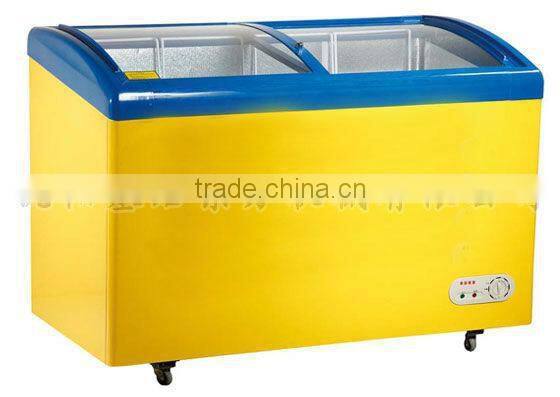 solar freezer 2015 new product,Arc coating glass freezer
