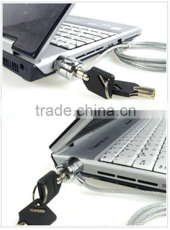 Key Type pc lock laptop lock securitycable computer lock