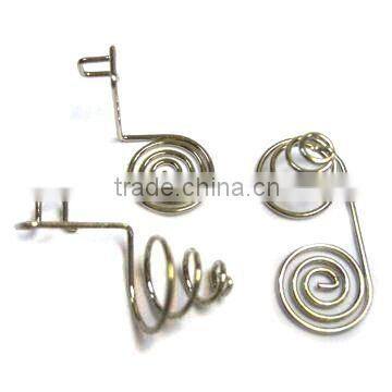 flat springs,spring for battery connector, constant force spring,for motor brush