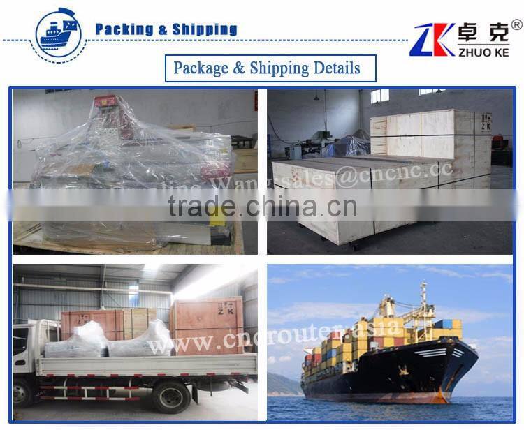 PCI NcStudio Controller Stone CNC Router Machine ZK-1325 With 5.5KW Big Power Water Cooling Spindle&Hybird Servo Motor