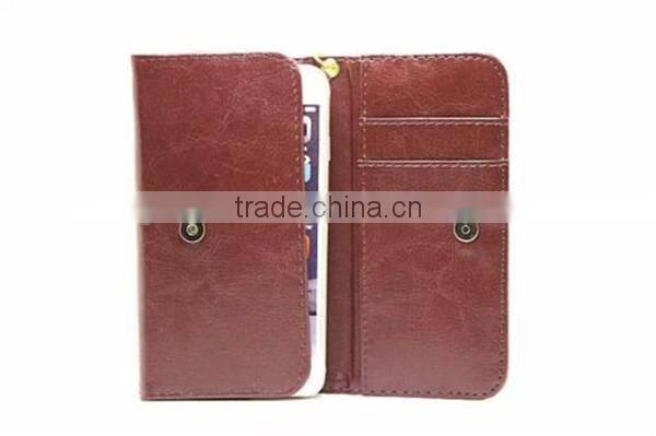 Wrislet Bag Clutch Wallet Case Cover skin Card Cash Slot Pouch For Lenovo a808